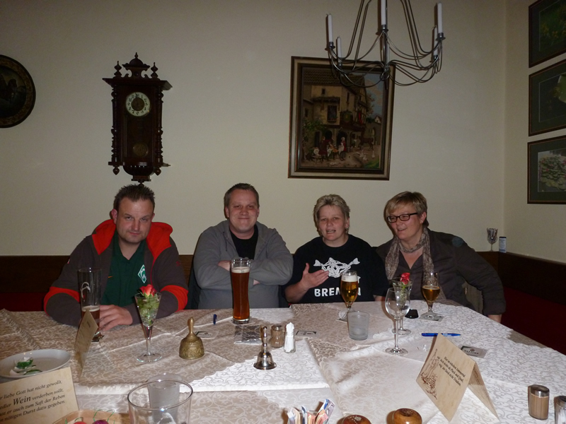 Hübschi, Rebe, Gaby, Anne