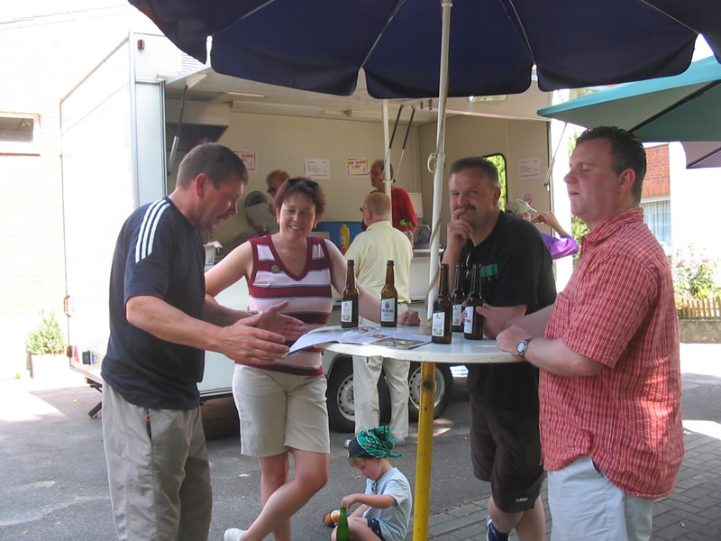 Pilschen vor`m Spiel