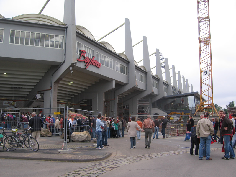 Baustelle Bay Arena