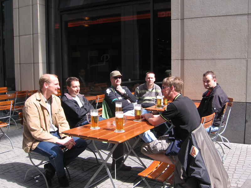 Erstes Bier am Freitag