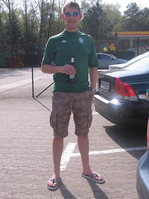 Man beachte die "Schuhe"