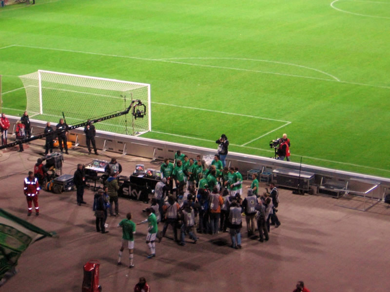 Fertigmachen zur Laola