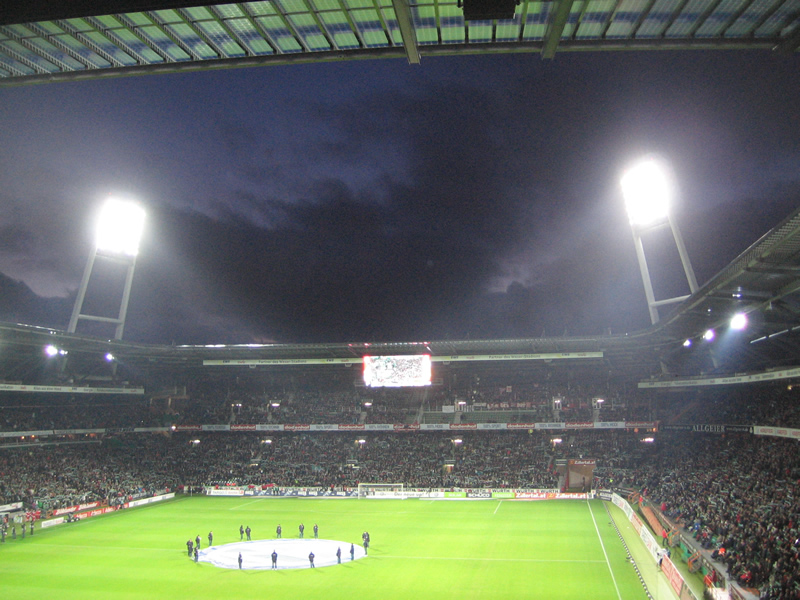Abendhimmerl &uuml;ber`m Wesserstadion