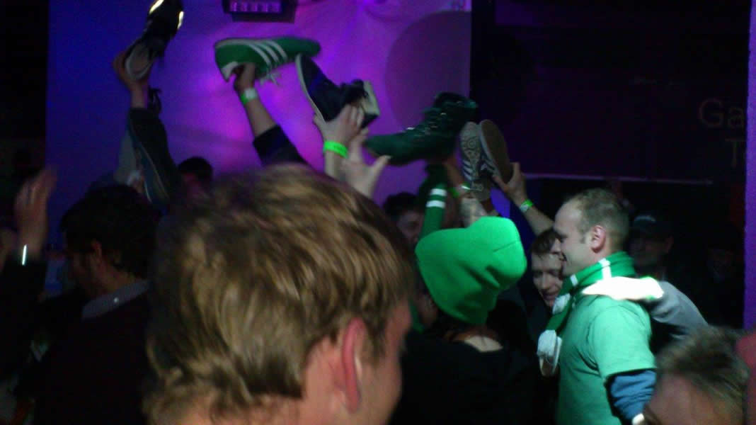 Du hattest nur noch Schuhe an...