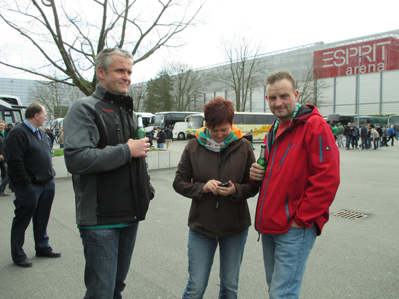 Und schon in D´dorf!