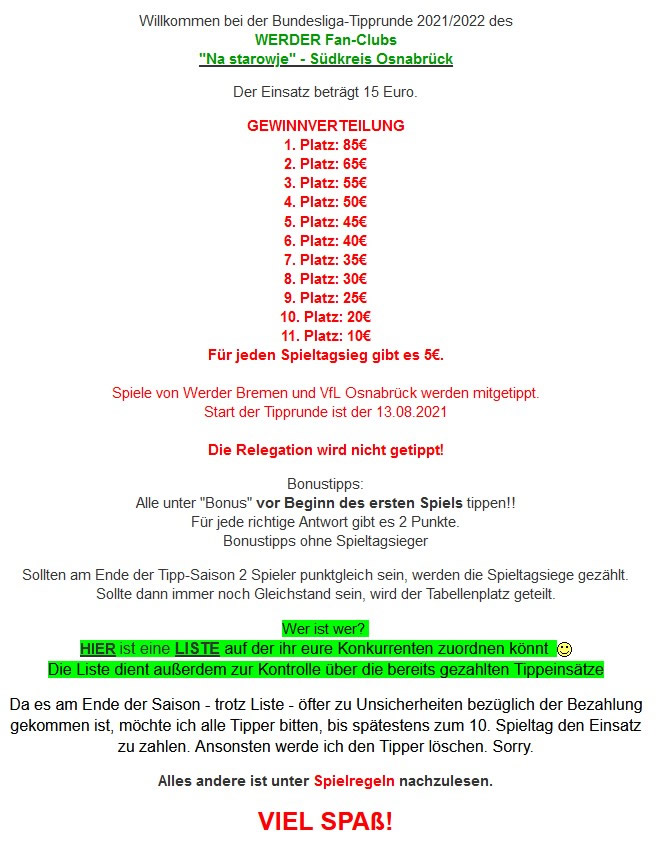 Spielregeln 21-22