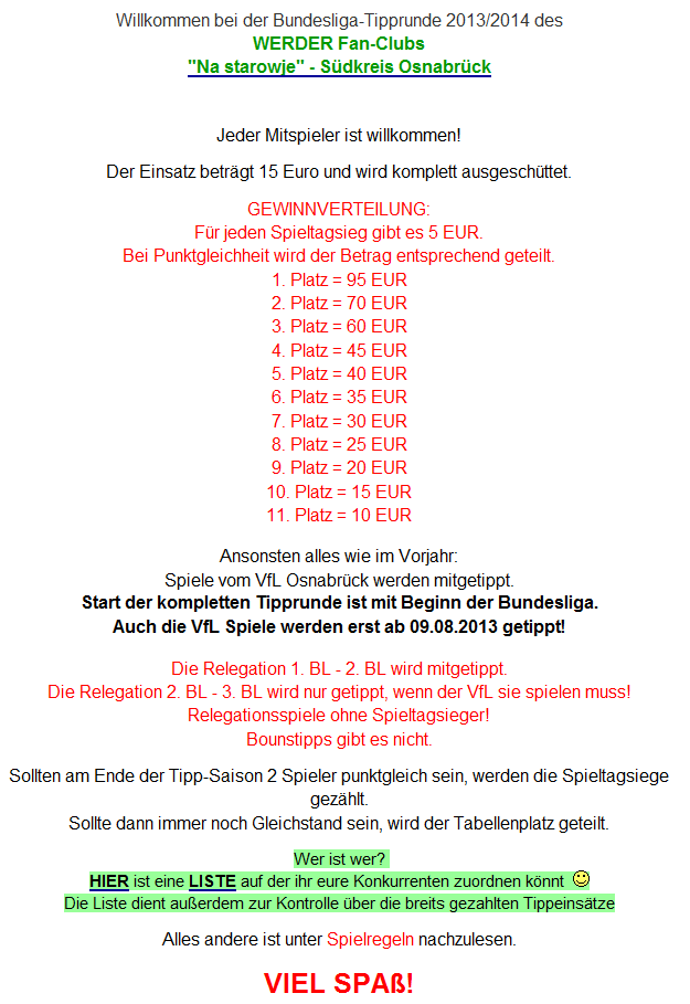 Spielregeln 13-14